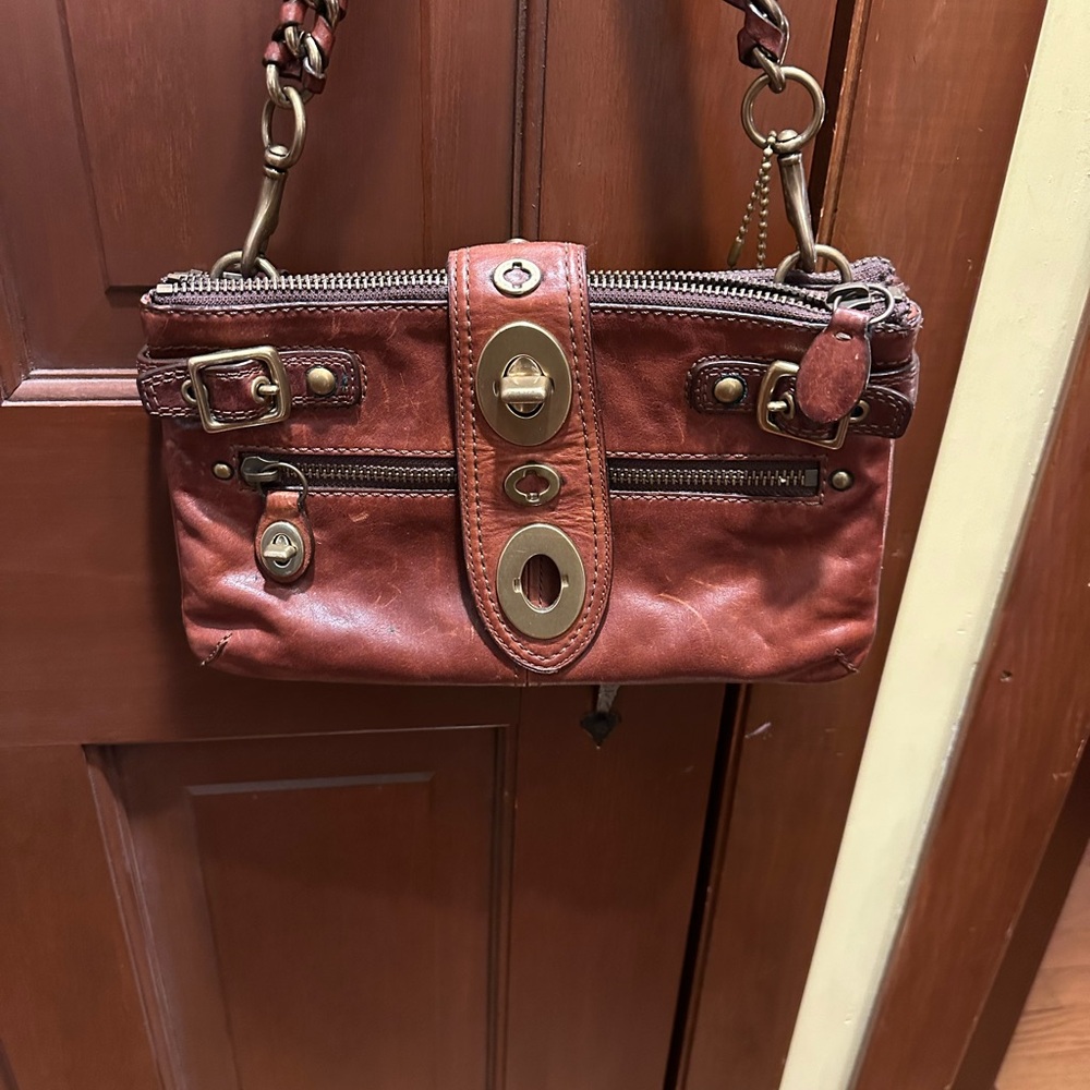 Coach 11622 Saddle Brown with Gold Hardware Vintage